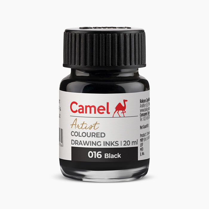 CAMLIN ARTIST DRAWING INK 20ML BLACK