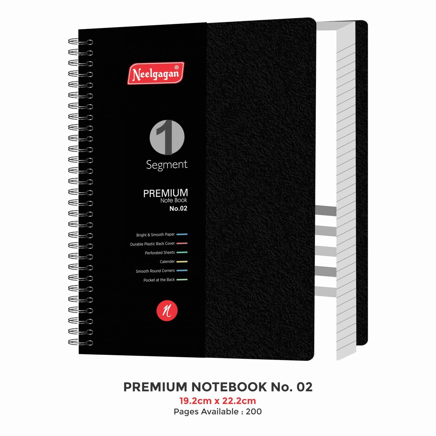 NG PREMIUM NO-2 NOTEBOOK 160 PAGES 170