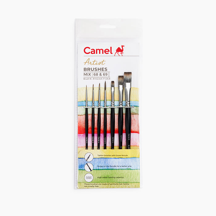 CAMLIN BRUSH ROUND (SR 68) SET 7 PC