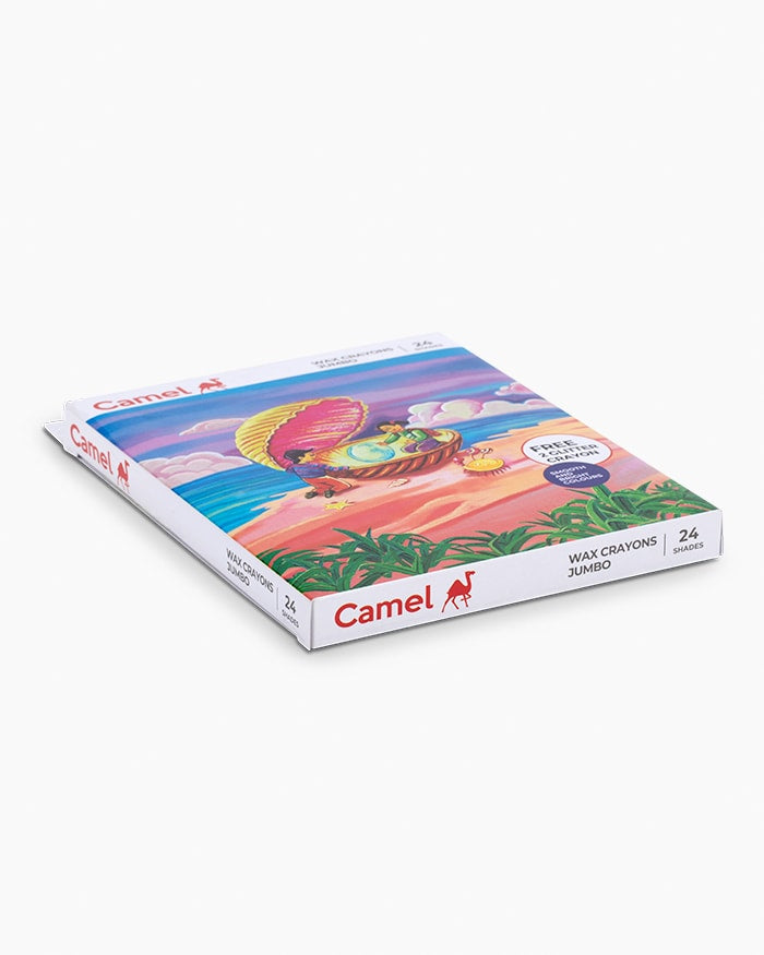 CAMLIN WAX 12 COL JUMBO