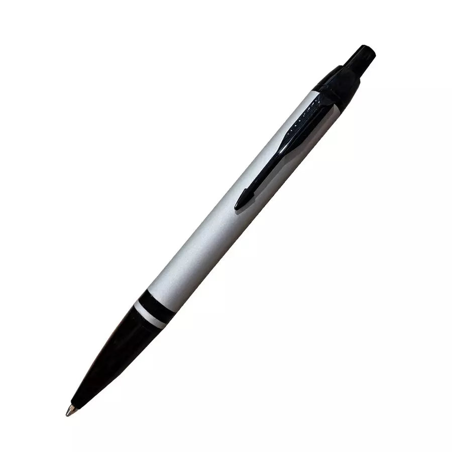 PARKER ODYSSEY DARK GREY BLACK METAL TRIM BALL PEN