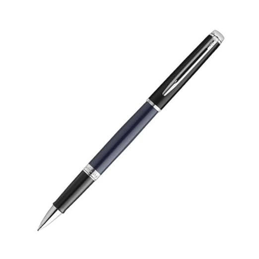 WATERMAN HEMISPHERE COLOR BLACK & BLUE CT ROLLER BALL PEN