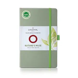 SHEAFFER 36596 NATURE'S MUSE A5 NOTEBOOK SAGE GREEN