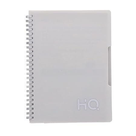 HQ 27032 A5 1SUBJECT NOTEBOOK GREY 160PAGES