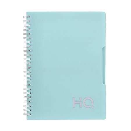 HQ 27043 A5 5SUBJECT NOTEBOOK MINT GREEN 300PAGES