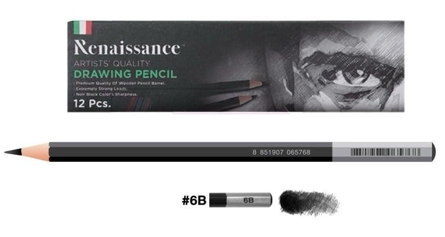 RNS 200084 DRAWING PENCIL 6B 30