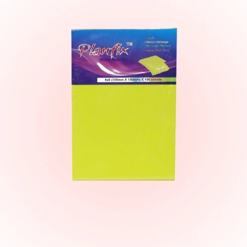 PLANFIX 007 STICKY PAD 4X6 100SHEETS
