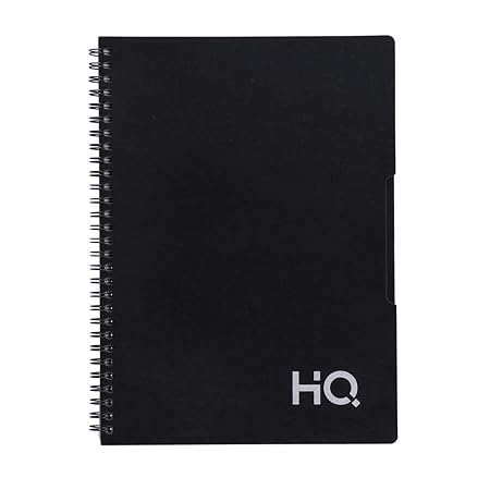 HQ 27013 A5 5SUBJECT NOTEBOOK BLACK 210