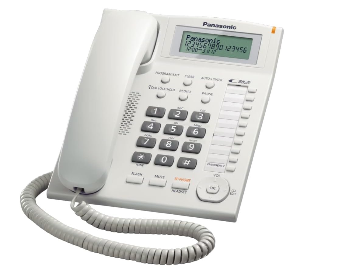 PANASONIC KXTS880MXWD WHITE TELEPHONE