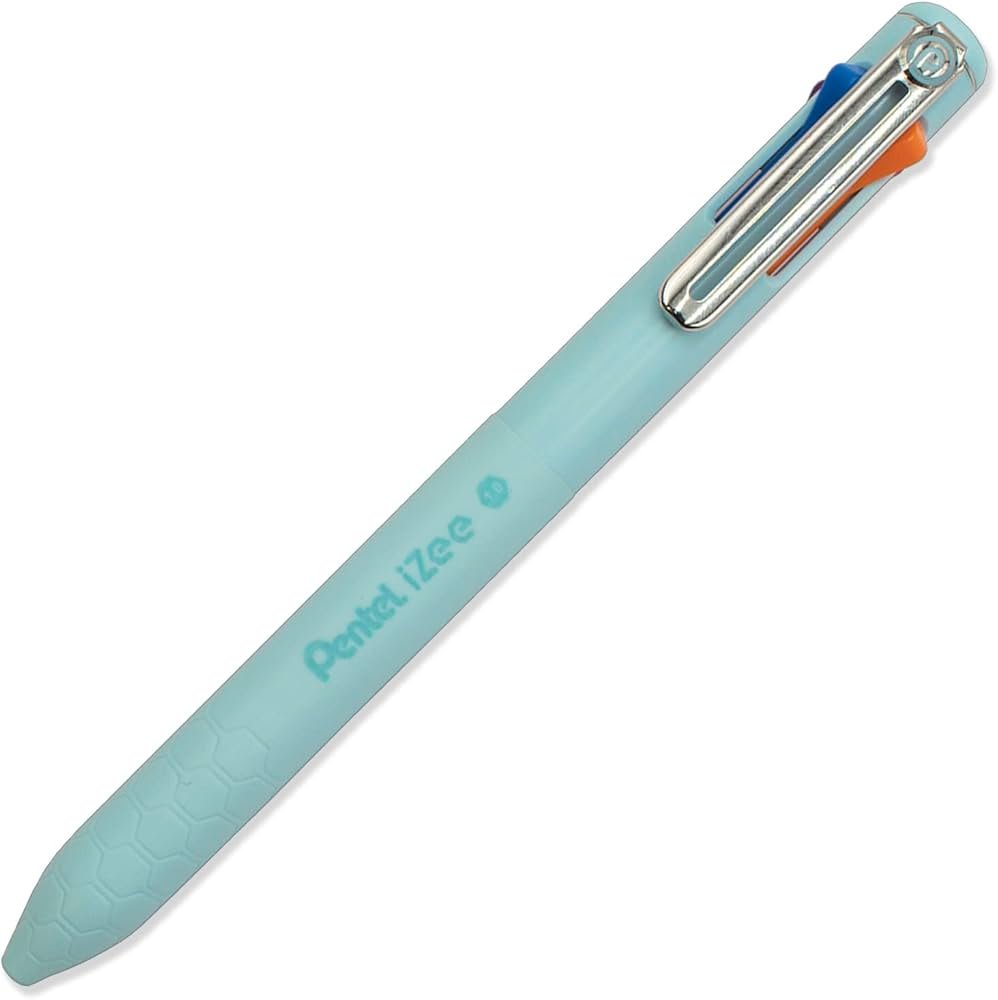 PENTEL BXC467 4IN1 LIGHT COLOURS BALL PEN (ORANGE,PINK,SKYBLUE,VIOLET)