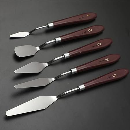 ARTIST PALETTE SPATULA DRAWING SET 5N