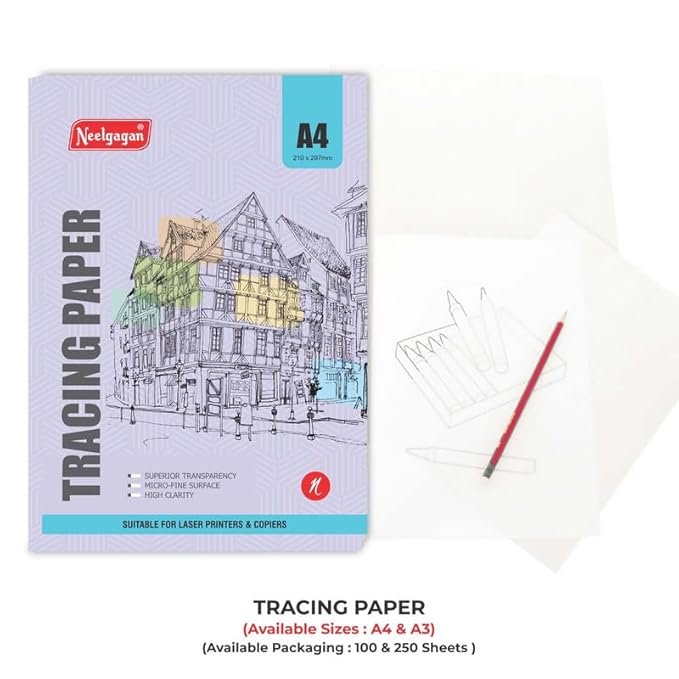 NEELGAGAN TRACING TRANSLUCENT A4 SHEETS