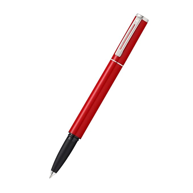 SHEAFFER 9207 POP RED CHROME TRIM BALL PEN