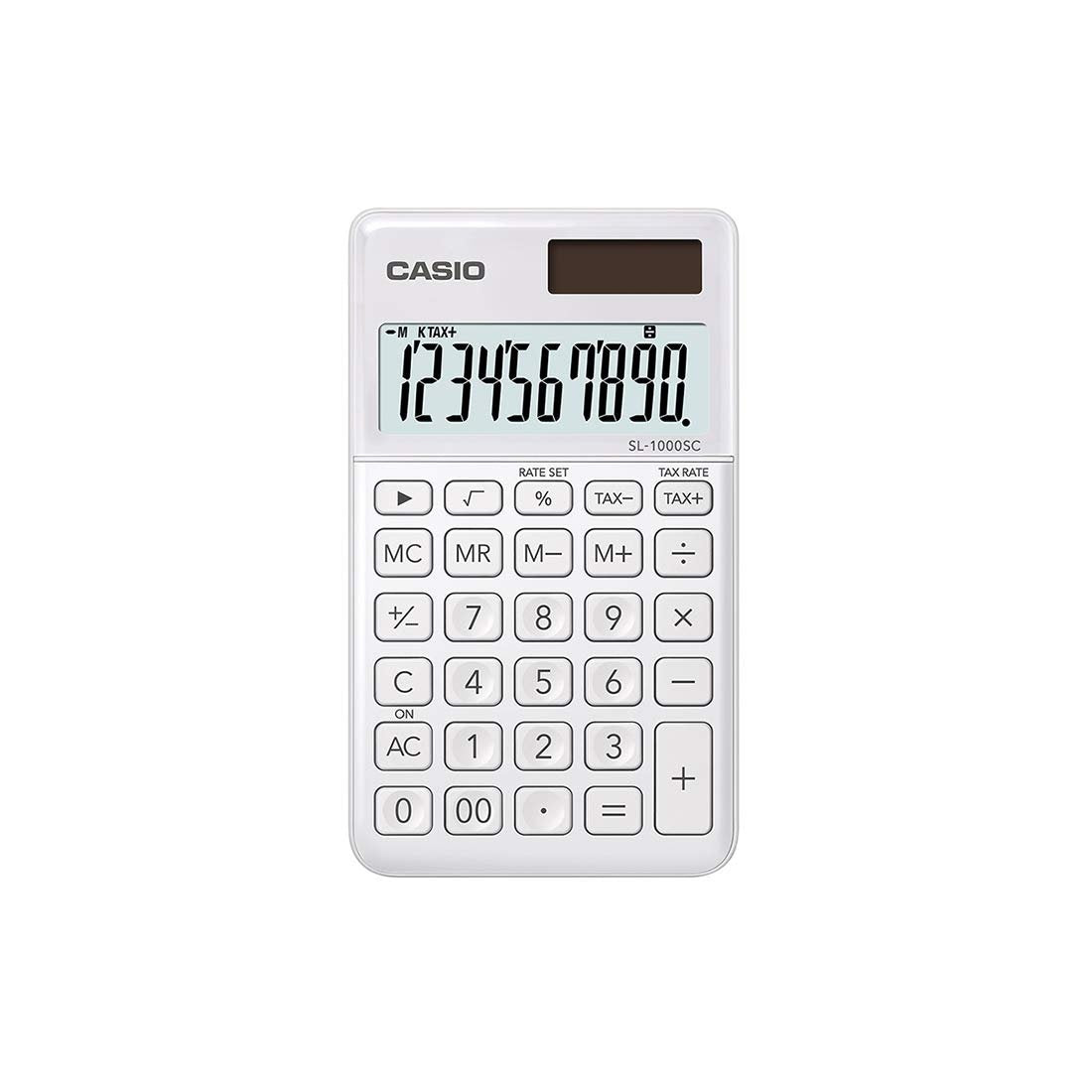 CASIO SL 1000SC WHITE CALCULATOR