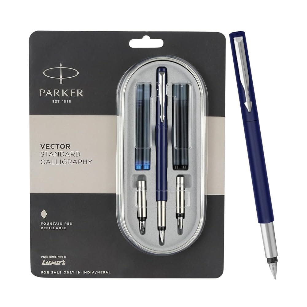 PARKER VECTOR STANDARD CALLIGRAPHY FOUNTAIN PEN