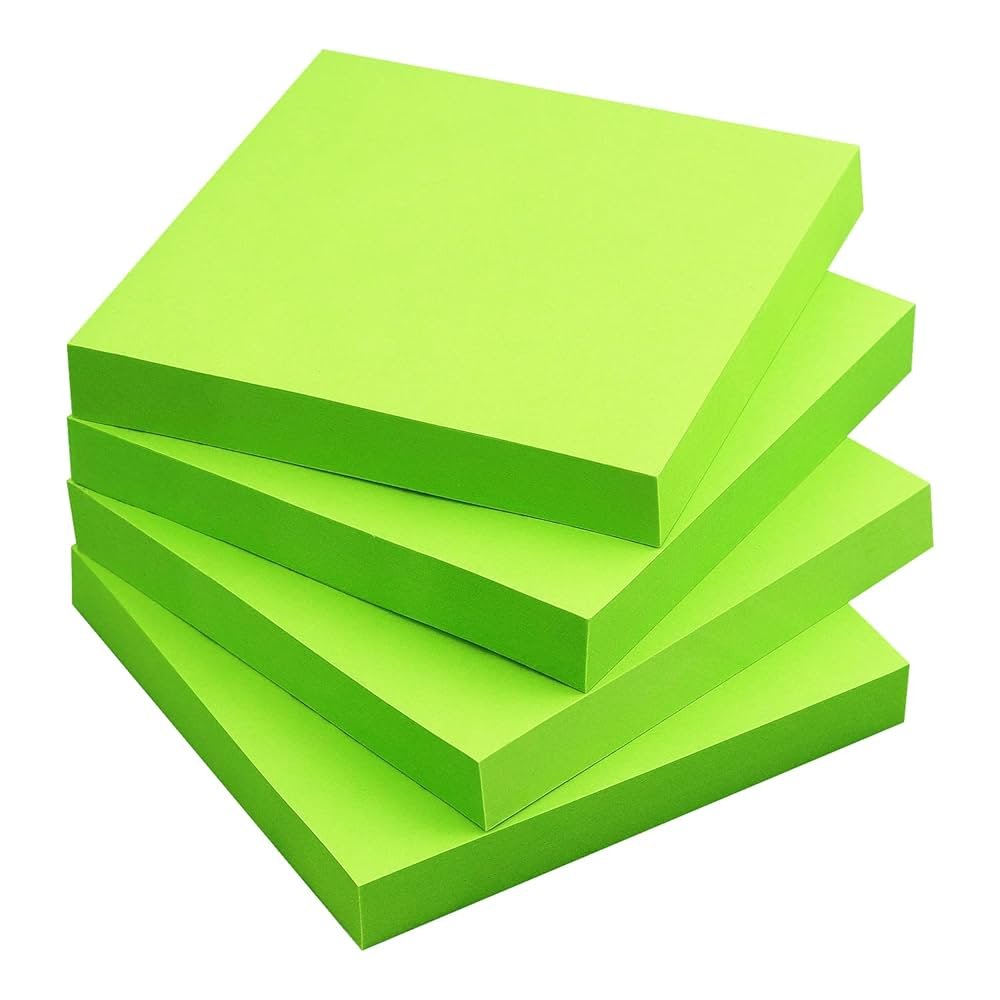 ELEPHANT 106966 3*3 STICKY NOTES N.GREEN