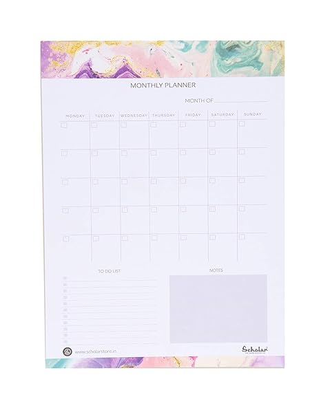 SCH MI A4 MONTHLY PLANNER 250