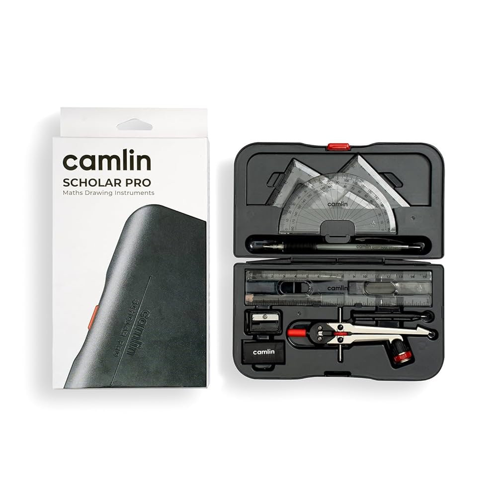 CAMLIN SCHOLAR PRO MATHS DRAWING INSTRUMENTS BOX