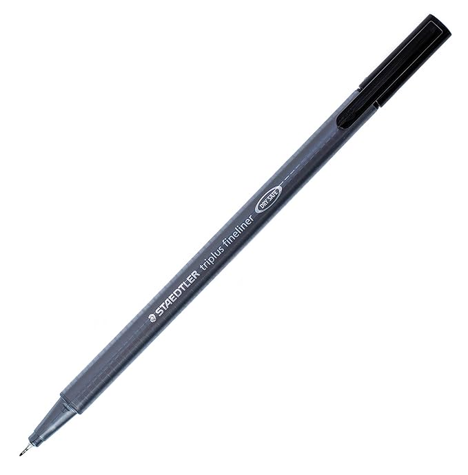 STAEDTLER 334 BLACK 5 TRIPLUS FINELINER 5N