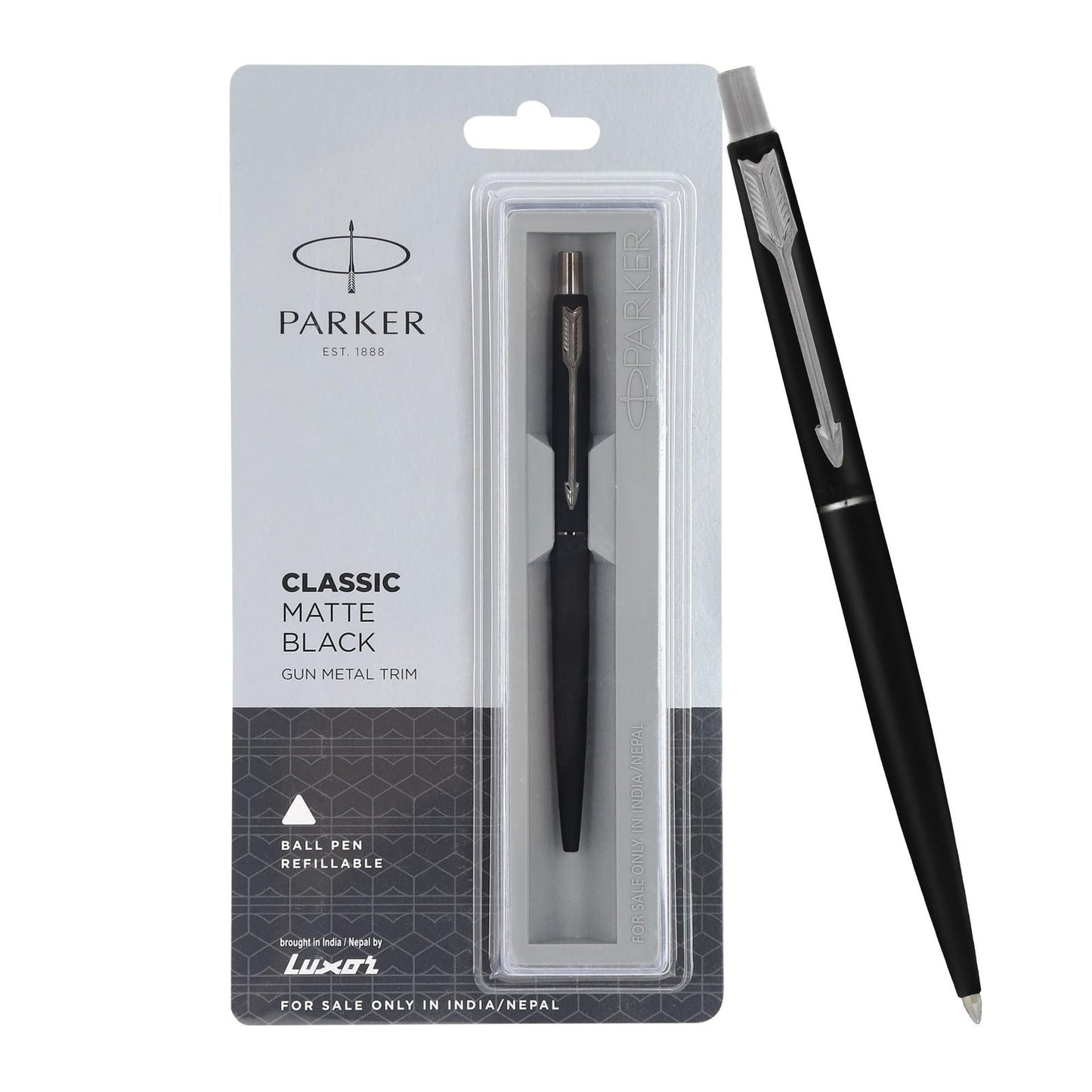 PARKER CLASSIC MATTE BK GMT BP 640