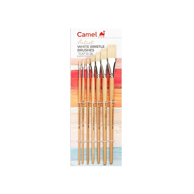 CAMLIN BRUSH FLAT (SR 56) SET 7PC