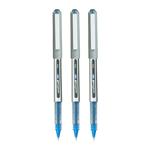 UNIBALL 157 EYE 0.7MM LIGHT BLUE ROLLER BALL PEN