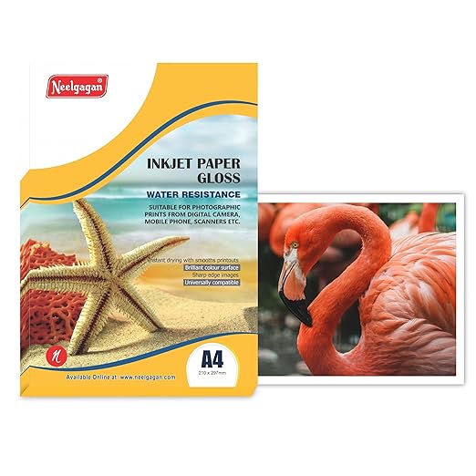 NEELGAGAN GLOSSY PAPER 180GSM 50SHT