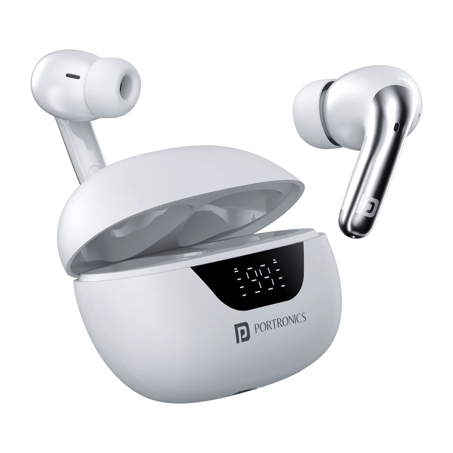 PORTRONICS 2242 BT EARPODS TWINS 28 WHITE 2999