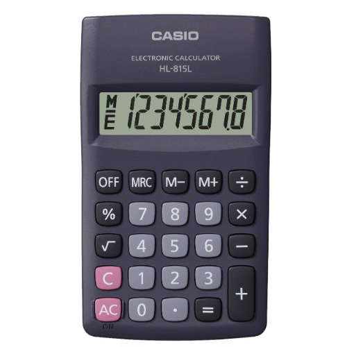 CASIO HL 815L BLACK CALCULATOR