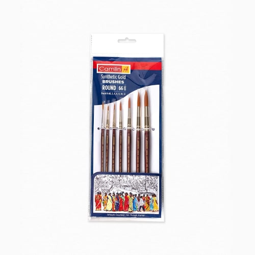 CAMEL BRUSH ROUND (SR 66) SET 4PCS