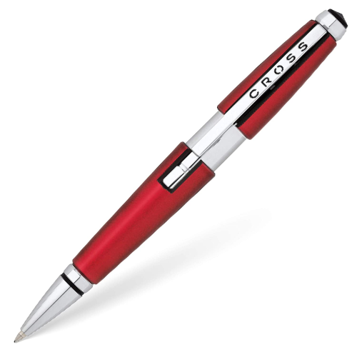 CROSS AT0555-7 EDGE RED & CHROME ROLLER BALL