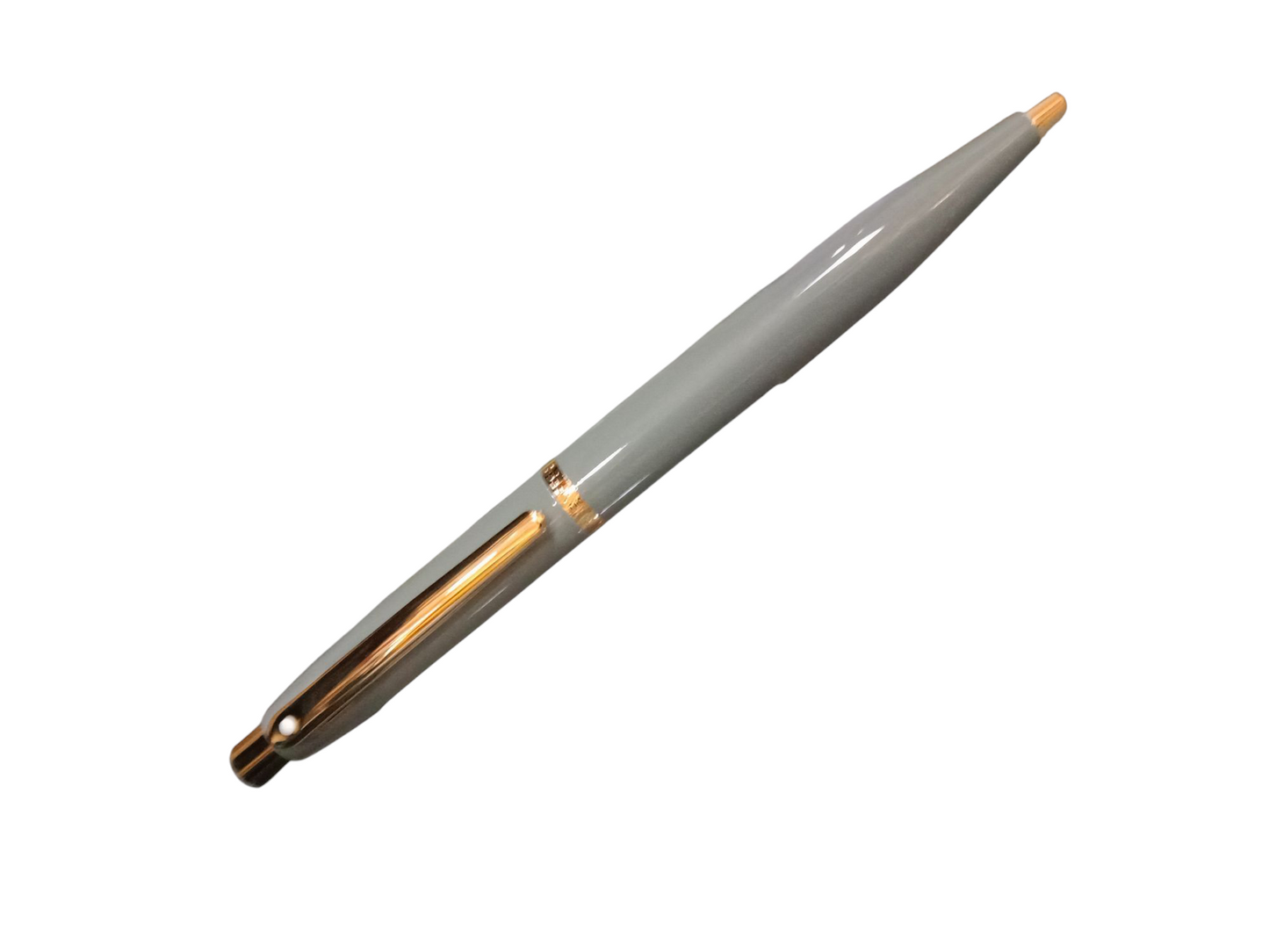 SHEAFFER 9427 LIGHT GREY WITH GOLD TRIM BALL PEN
