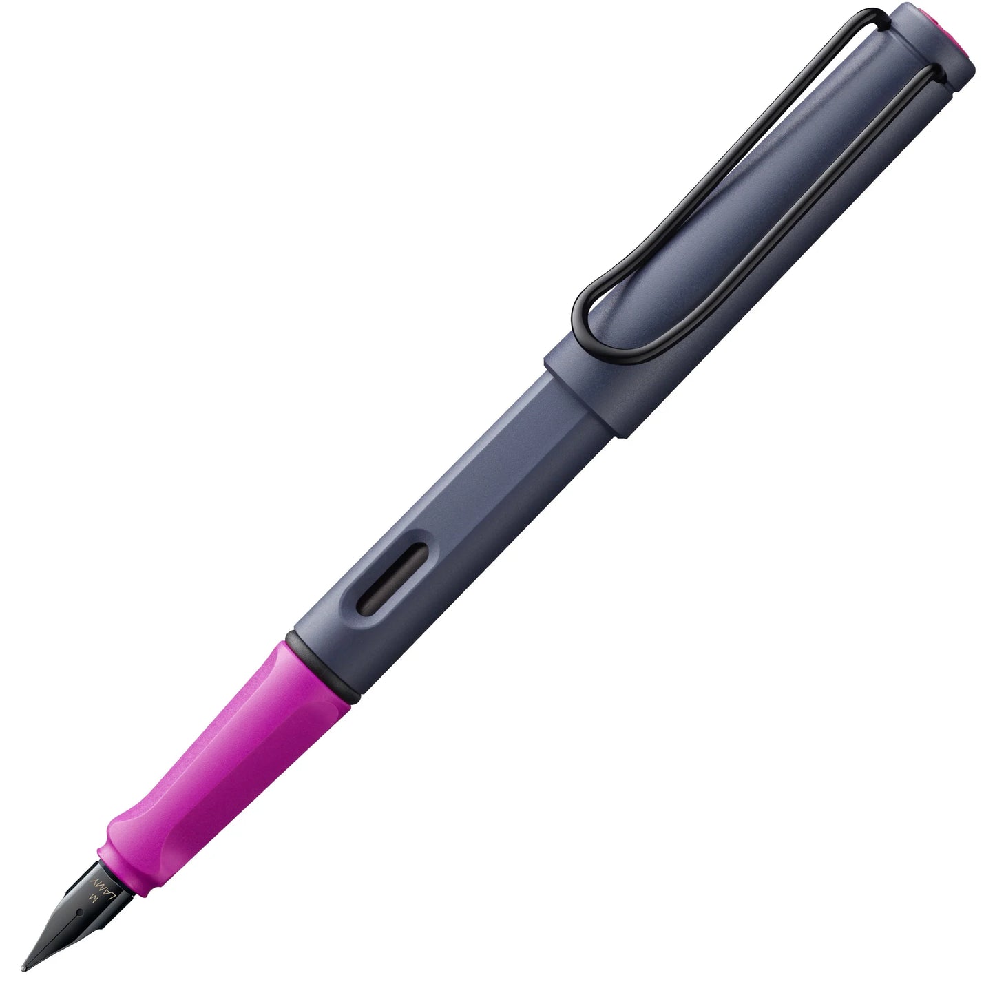 LAMY SAFARI M T10 GREY PINK CLIP FOUNTAIN PEN
