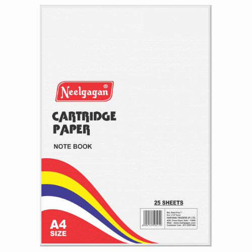 NEELGAGAN A4 CARTRIDGE PAPER 25SHEETS