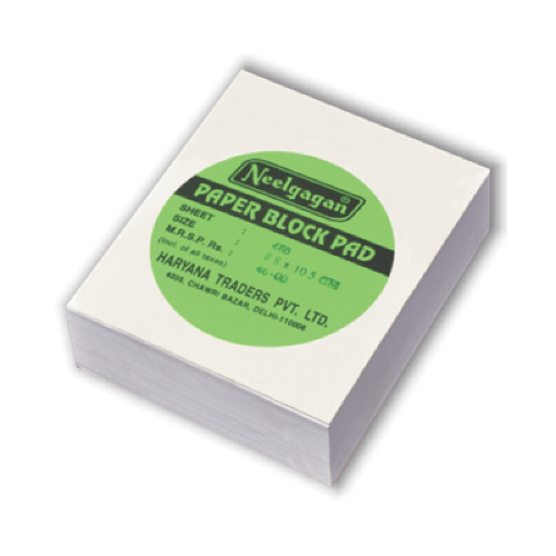 NEELGAGAN WHITE PAPER BLOCK PAD 480SHEETS