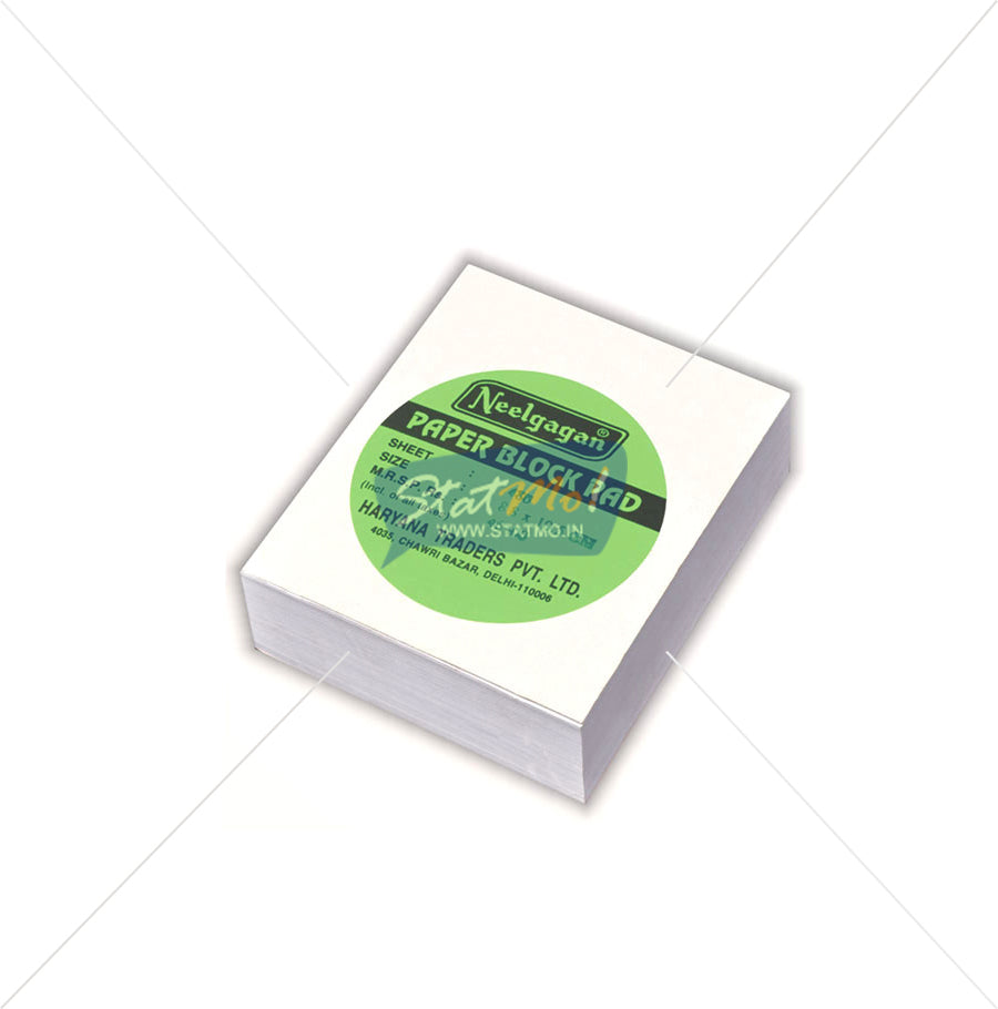 NEELGAGAN WHITE PAPER BLOCK PAD 480 SHEETS