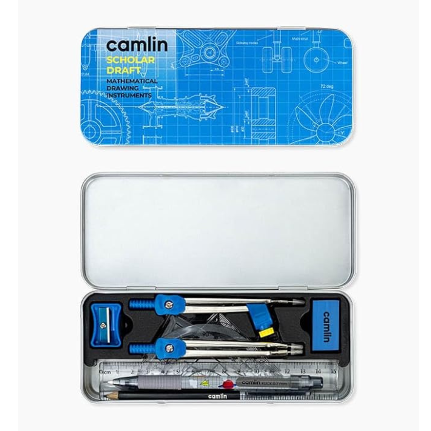 CAMLIN SCHOLAR DRAFT MATHEMATICAL DRAWING INSTRUMENT GEOMETRY BOX