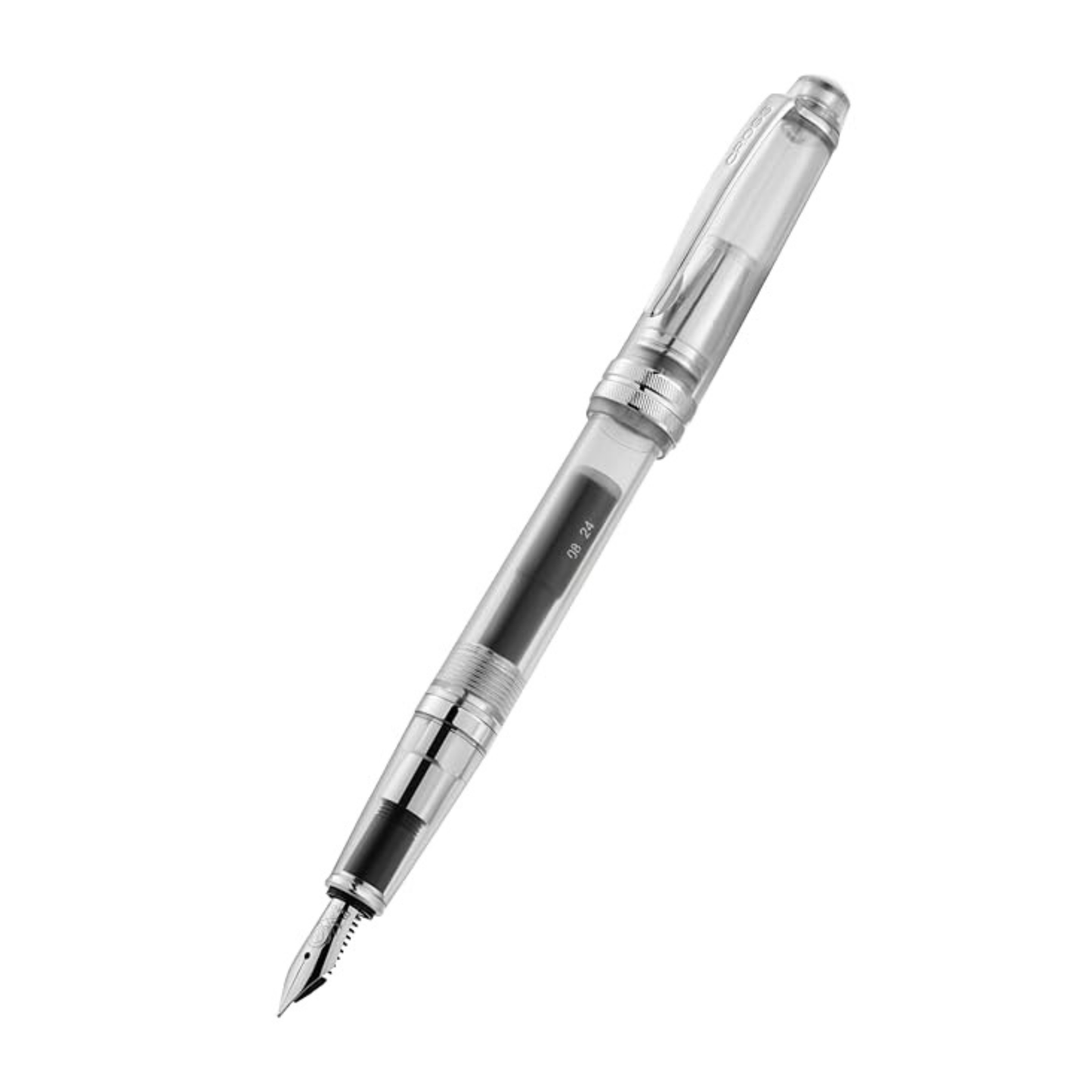 CROSS AT0746-17XS BAILEY TRANSLUCENT CLEAR RESIN FOUNTAIN PEN