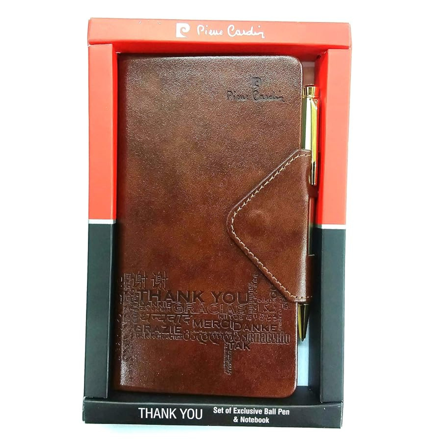 PIERRE CARDIN THANKYOU GIFT SET BALL PEN+NOTEBOOK