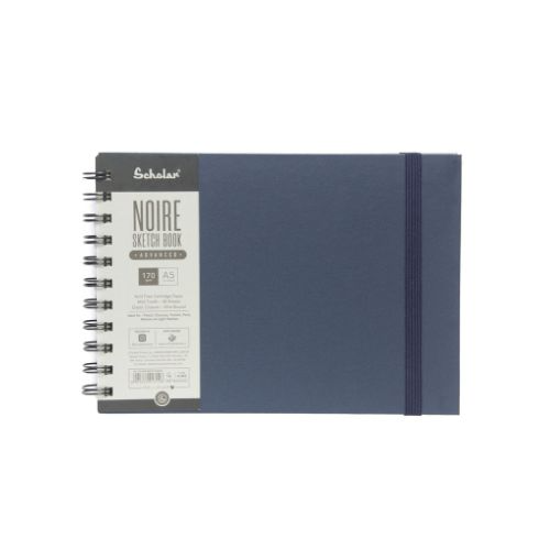 SCHOLAR AJW2 A5 NOIRE ADVANCE SKETCH BOOK 170GSM 48SHEET