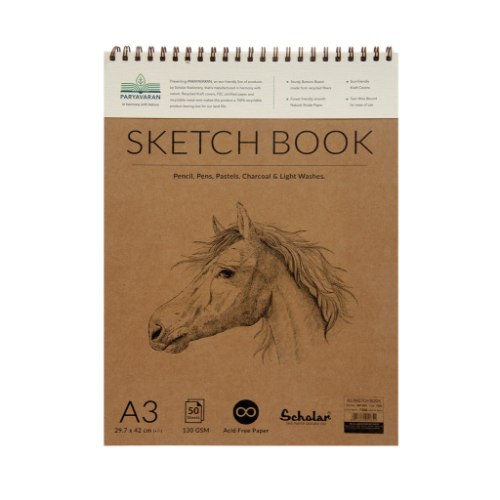 SCHOLAR PSB3 A3 PARYAVRAN SKETCH DRAWING BOOK