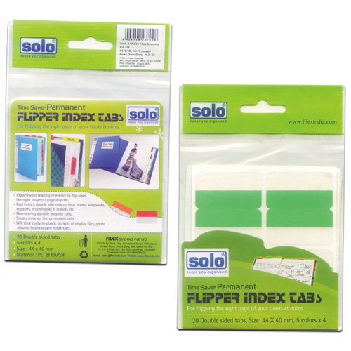 SOLO IT 001 FLIPPER INDEX TAB 35