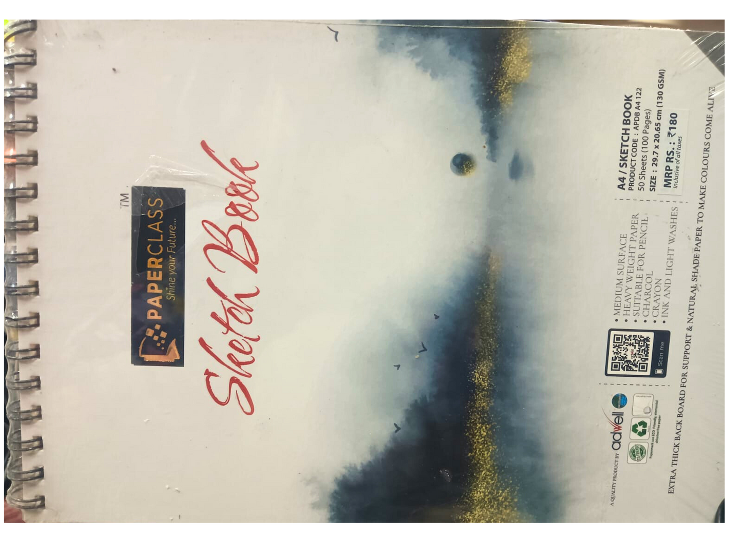 AW APDB-122 SKETCH NOTEBOOK A4 180