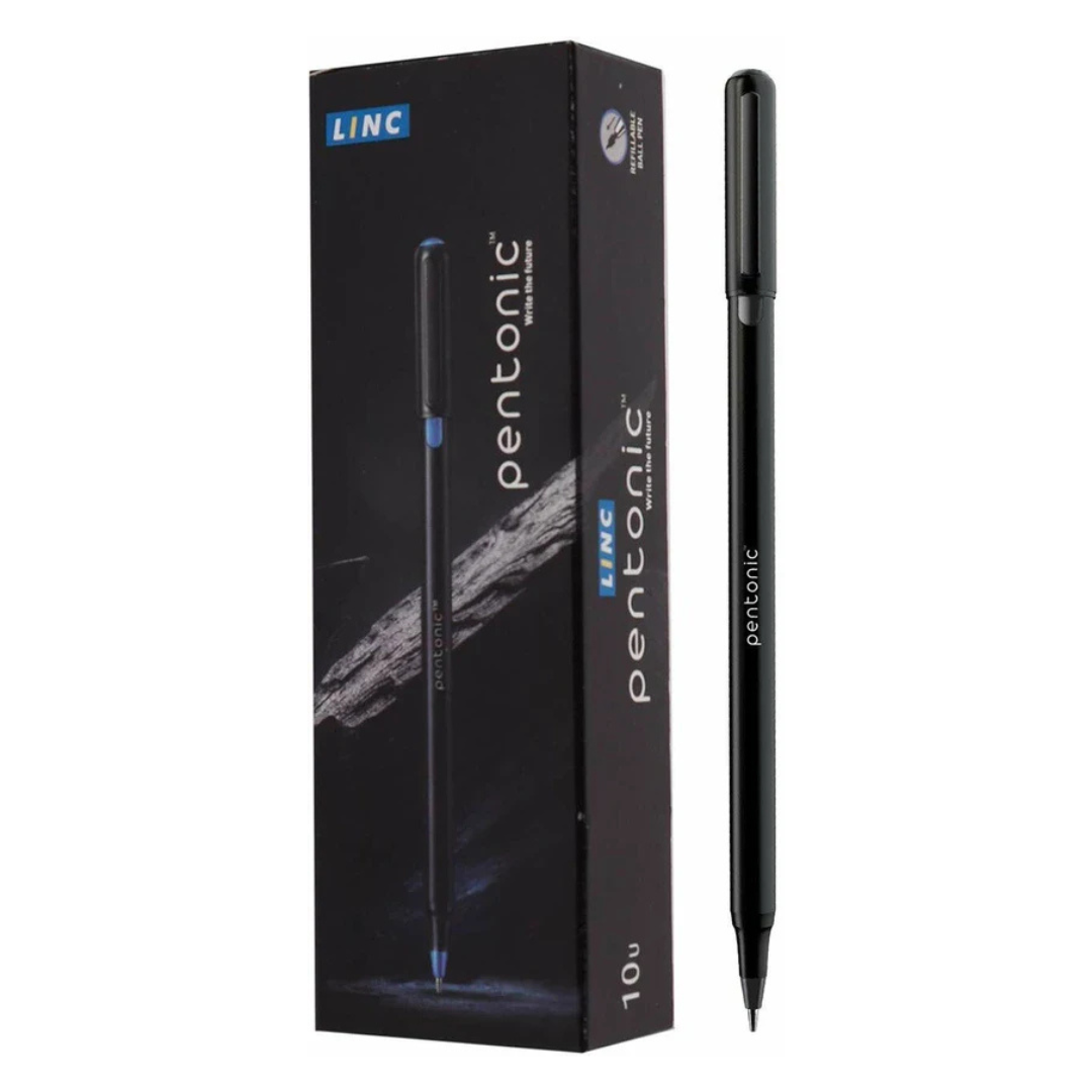 PENTONIC BALL PEN PACK OF 10PCS - BLACK