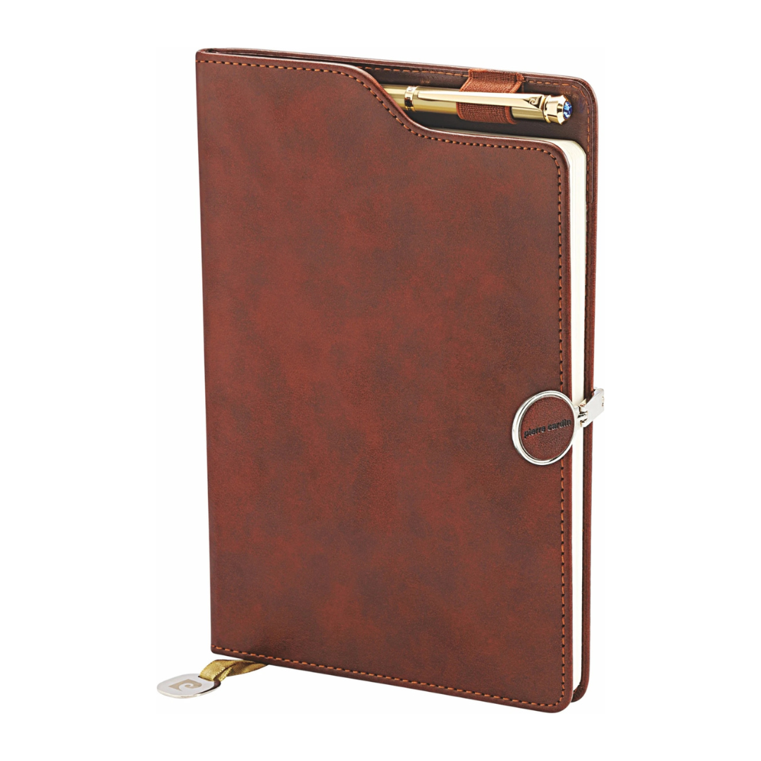 PIERRE CARDIN ELITE SET BALL PEN NOTEBOOK