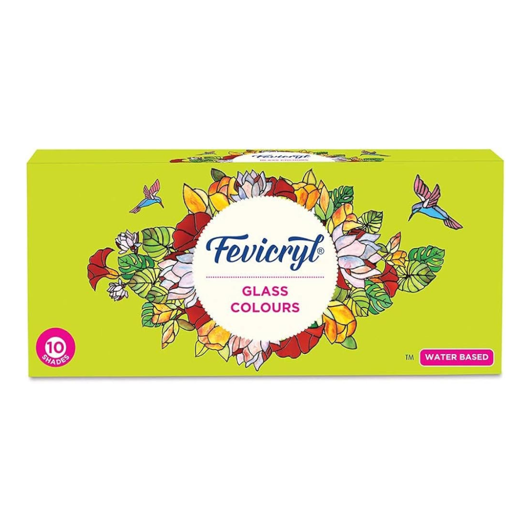FEVICRYL GLASS COLOR SET 115ML 10SHADES