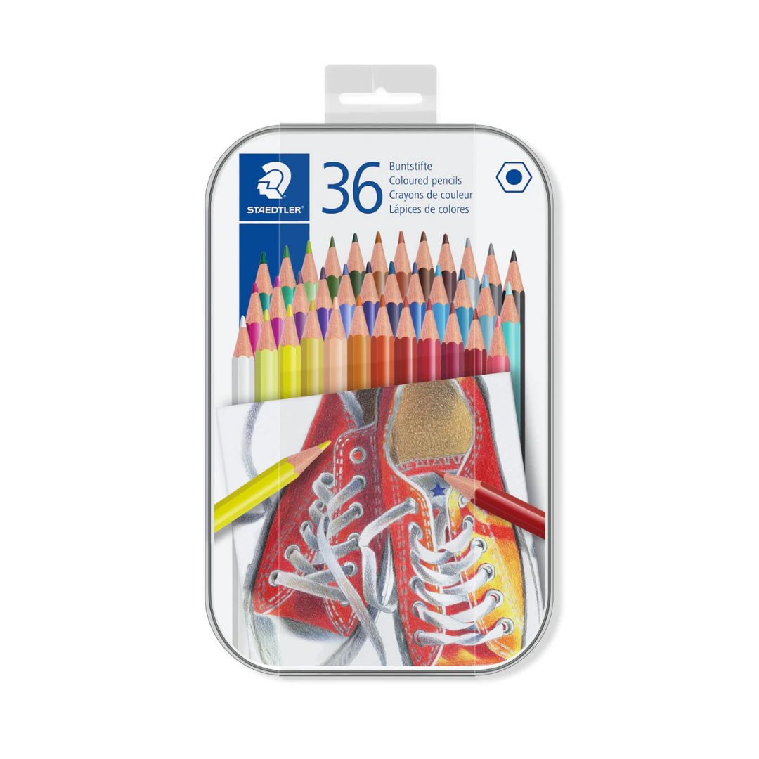 STAEDTLER 175 M36 HEXAGON COLOR PENCIL PACK OF 36PCS