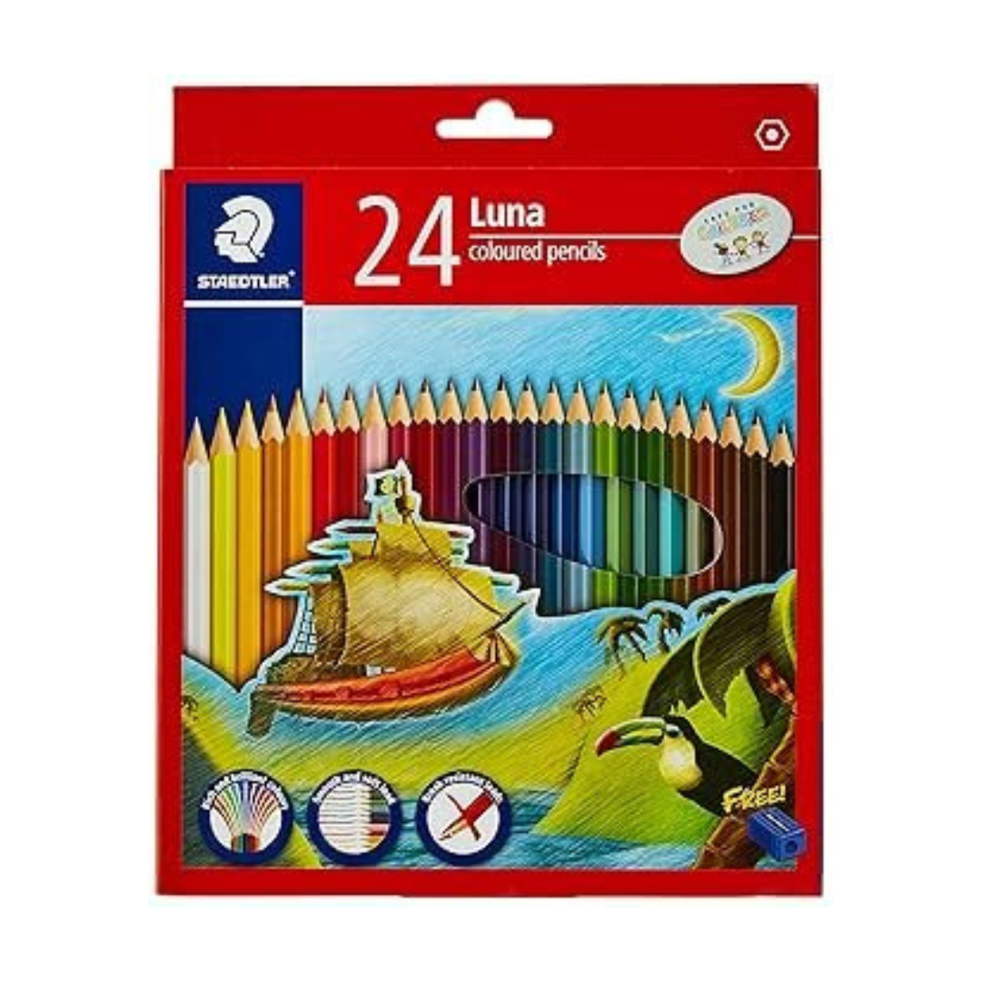 STAEDTLER 136 C24 LUNA COLOR PENCILS PACK OF 24COLORS