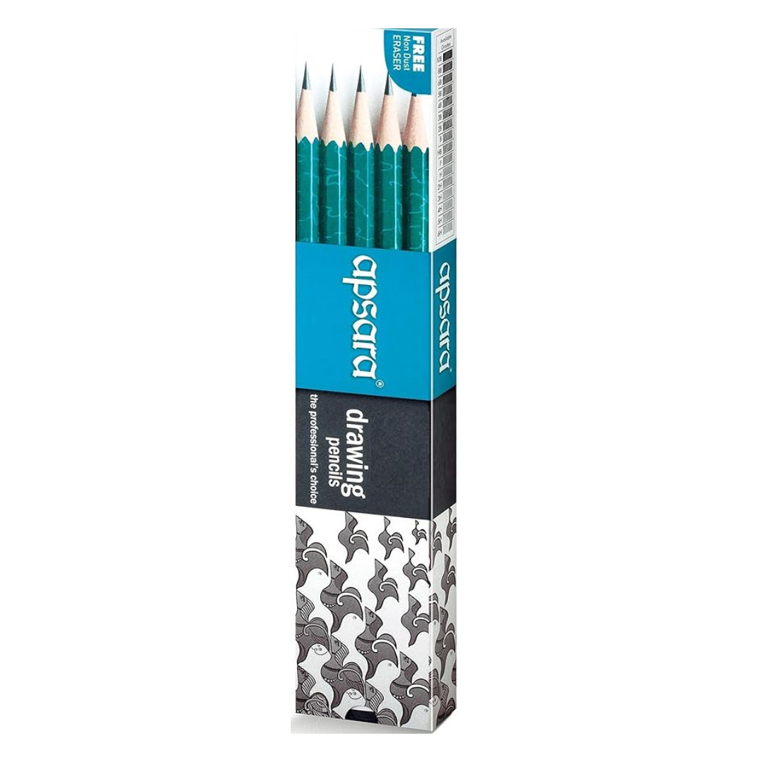 APSARA DRAWING PENCIL 4B PACK OF 10PCS
