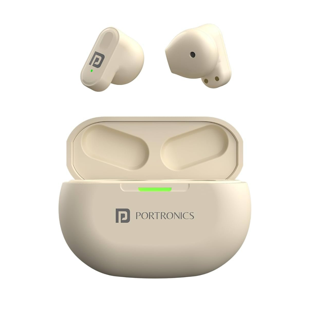 PORTRONICS 2213 BT EARPODS TWINS S17 BEIGE